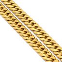 喜平 KIHEI K18 18金 50.1cm 80.7g 6面 ダブル Ｗ イエローゴールド K18YG ネックレス 造幣局検定マーク ※ショッピングローン対応していません