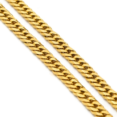 喜平 KIHEI K18 18金 50.2cm 15.2g 6面 ダブル Ｗ イエローゴールド K18YG ネックレス 造幣局検定マーク ※ショッピングローン対応していません