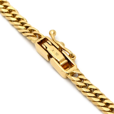 喜平 KIHEI K18 18金 50.2cm 15.2g 6面 ダブル Ｗ イエローゴールド K18YG ネックレス 造幣局検定マーク ※ショッピングローン対応していません