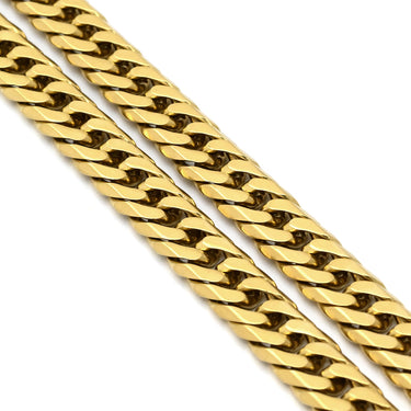 喜平 KIHEI K18 18金 52cm 79.1g 6面 ダブル Ｗ イエローゴールド K18YG ネックレス 造幣局検定マーク ※ショッピングローン対応していません