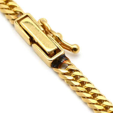 喜平 KIHEI K18 18金 50.3cm 15.2g 6面 ダブル Ｗ イエローゴールド K18YG ネックレス 造幣局検定マーク ※ショッピングローン対応していません