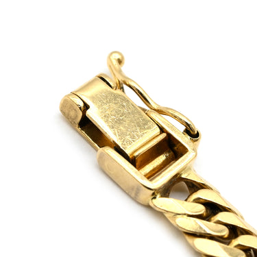 喜平 KIHEI K18 18金 18.1cm 15.4g 6面 ダブル Ｗ イエローゴールド K18YG ブレスレット 造幣局検定マーク ※ショッピングローン対応していません