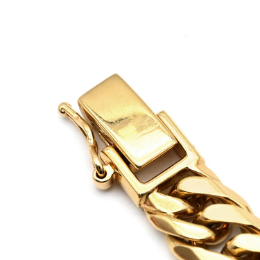 喜平 KIHEI K18 18金 17.5cm 30.8g 6面 ダブル Ｗ イエローゴールド K18YG ブレスレット 造幣局検定マーク ※ショッピングローン対応していません