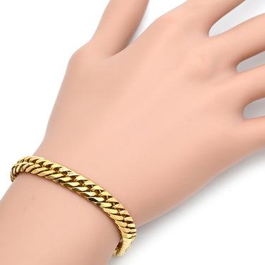 喜平 KIHEI K18 18金 17.5cm 30.8g 6面 ダブル Ｗ イエローゴールド K18YG ブレスレット 造幣局検定マーク ※ショッピングローン対応していません