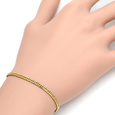 喜平 KIHEI K18 18金 18.1cm 5.1g 6面 ダブル Ｗ イエローゴールド K18YG ブレスレット 造幣局検定マーク ※ショッピングローン対応していません