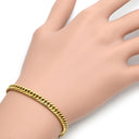 喜平 KIHEI K18 18金 18cm 13.7g 6面 ダブル Ｗ イエローゴールド K18YG ブレスレット 造幣局検定マーク ※ショッピングローン対応していません