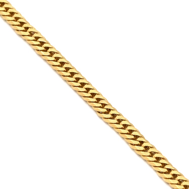 喜平 KIHEI アンクレット K18 18金 22.9cm 5.3g 6面 ダブル Ｗ イエローゴールド K18YG ブレスレット 造幣局検定マーク ※ショッピングローン対応していません