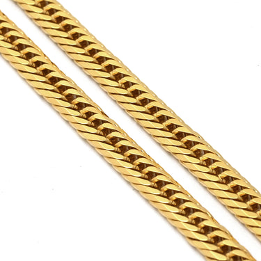 喜平 KIHEI K18 18金 50cm 20.6g 8面 トリプル イエローゴールド K18YG ネックレス 造幣局検定マーク ※ショッピングローン対応していません