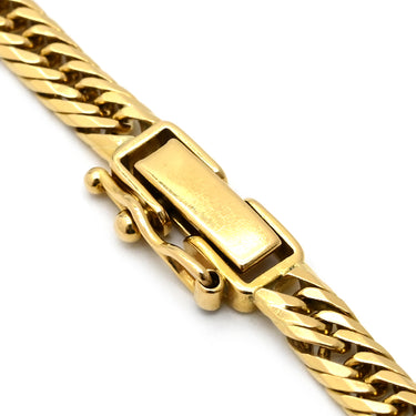 喜平 KIHEI K18 18金 24.5cm 10.2g 8面 トリプル イエローゴールド K18YG ブレスレット 造幣局検定マーク ショッピングローン対応していません