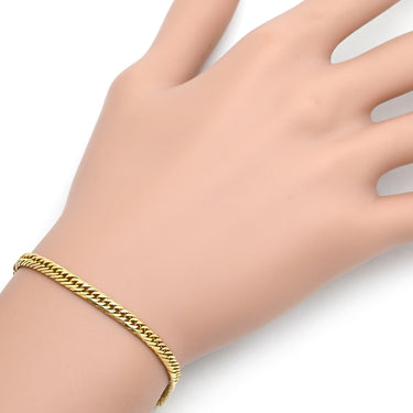 喜平 KIHEI K18 18金 24.5cm 10.2g 8面 トリプル イエローゴールド K18YG ブレスレット 造幣局検定マーク ショッピングローン対応していません