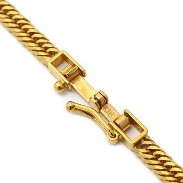 喜平 KIHEI K18 18金 40.3cm 10.2g 12面 トリプル イエローゴールド K18YG ネックレス 造幣局検定マーク ※ショッピングローン対応していません