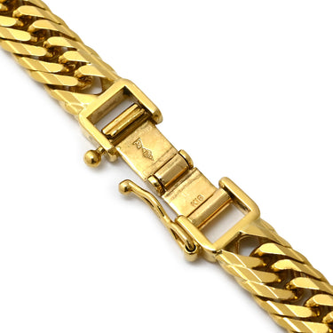 喜平 KIHEI K18 18金 23.4cm 23.8g 16面 トリプル イエローゴールド K18YG ブレスレット 造幣局検定マーク ショッピングローン対応していません