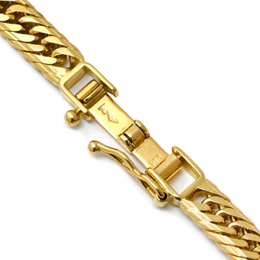 喜平 KIHEI K18 18金 16.8cm 10.7g 16面 トリプル イエローゴールド K18YG ブレスレット 造幣局検定マーク ショッピングローン対応していません