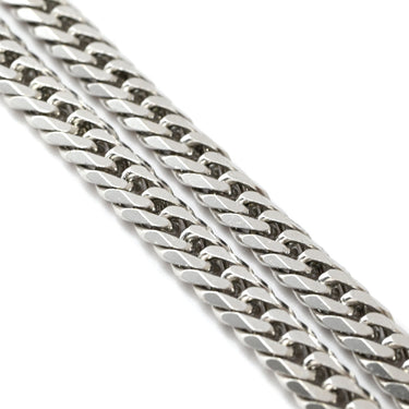 喜平 KIHEI K18WG 18金 50.3cm 30.5g 6面 ダブル Ｗ ホワイトゴールド K18WG ネックレス 造幣局検定マーク ※ショッピングローン対応していません。