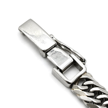 喜平 KIHEI PT900 20cm 20.5g 8面 トリプル プラチナシルバー Pt900 ブレスレット 造幣局検定マーク ※ショッピングローン対応していません