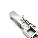 喜平 KIHEI PT850 18.3cm 22.2g 6面 ダブル Ｗ プラチナシルバー Pt850 ブレスレット 造幣局検定マーク ※ショッピングローン対応していません