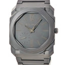 腕時計 ブルガリ BVLGARI オクト フィニッシモ BGO40CXT BGO40BCCXTAUTO 自動巻き メンズ OH済 オクタゴナル スモールセコンド 黒
