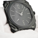 腕時計 ブルガリ BVLGARI オクト フィニッシモ BGO40CXT BGO40BCCXTAUTO 自動巻き メンズ OH済 オクタゴナル スモールセコンド 黒