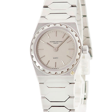 腕時計 ヴァシュロン・コンスタンタン VACHERON CONSTANTIN 222 レディ 60001/411 クオーツ レディース メーカーOH済 グレー バー ヴィンテージ