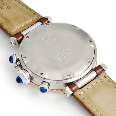 腕時計 カルティエ Cartier パシャ ドゥ カルティエ プロンジャー クロノグラフ 38mm W3101155 クオーツ メンズ K18YG×SS コンビ
