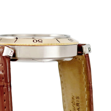 腕時計 カルティエ Cartier パシャ ドゥ カルティエ プロンジャー クロノグラフ 38mm W3101155 クオーツ メンズ K18YG×SS コンビ