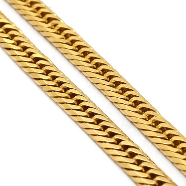 喜平 KIHEI K18 18金 50cm 20.4g 8面 トリプル イエローゴールド K18YG ネックレス 造幣局検定マーク ※ショッピングローン対応していません