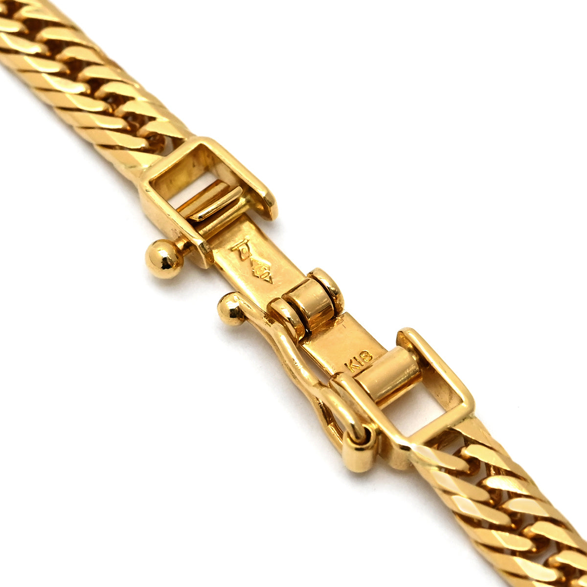 (C092910)K18 YG ネックレス デザイン ホールマーク750 18金 C092910)K18 YG ネックレス デザイン ホールマーク750 18金