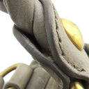 ミュウミュウ MIU MIU マテラッセ ハンドバッグ グレー レザー 2WAYバッグ ゴールド金具 ショルダー 斜め掛け