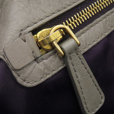 ミュウミュウ MIU MIU マテラッセ ハンドバッグ グレー レザー 2WAYバッグ ゴールド金具 ショルダー 斜め掛け