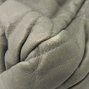 ミュウミュウ MIU MIU マテラッセ ハンドバッグ グレー レザー 2WAYバッグ ゴールド金具 ショルダー 斜め掛け