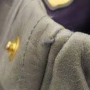 ミュウミュウ MIU MIU マテラッセ ハンドバッグ グレー レザー 2WAYバッグ ゴールド金具 ショルダー 斜め掛け