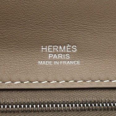 エルメス HERMES サック ヴァンキャトル 24/24 エトゥープ トゴ スイフト 2WAYバッグ シルバー金具 グレージュ ショルダー