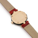 腕時計 センチュリー CENTURY プライムタイム PRIME TIME 610.9.S.97.70.CFK クオーツ レディース OH済 K18RG無垢 純正ダイヤ 赤