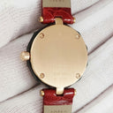 腕時計 センチュリー CENTURY プライムタイム PRIME TIME 610.9.S.97.70.CFK クオーツ レディース OH済 K18RG無垢 純正ダイヤ 赤