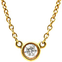 ティファニー Tiffany & Co バイザヤード シングルダイヤモンド ペンダント イエローゴールド K18YG ダイヤモンド ネックレス 750YG T&Co. 1石 エルサペレッティ
