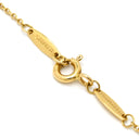 ティファニー Tiffany & Co バイザヤード シングルダイヤモンド ペンダント イエローゴールド K18YG ダイヤモンド ネックレス 750YG T&Co. 1石 エルサペレッティ