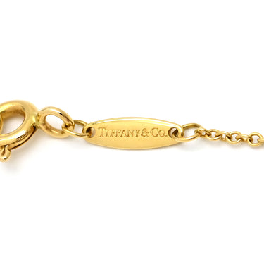 ティファニー Tiffany & Co バイザヤード シングルダイヤモンド ペンダント イエローゴールド K18YG ダイヤモンド ネックレス 750YG T&Co. 1石 エルサペレッティ