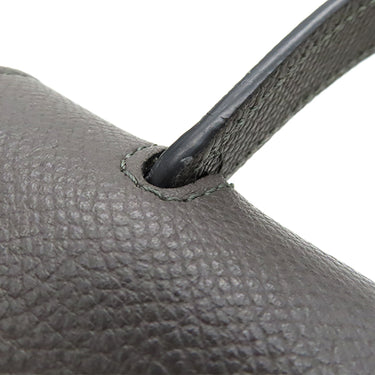 セリーヌ CELINE ベルトバッグ ナノ グレー カーフ 2WAYバッグ ゴールド金具 ハンドバッグ ショルダー