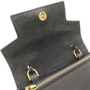 セリーヌ CELINE ベルトバッグ ナノ グレー カーフ 2WAYバッグ ゴールド金具 ハンドバッグ ショルダー