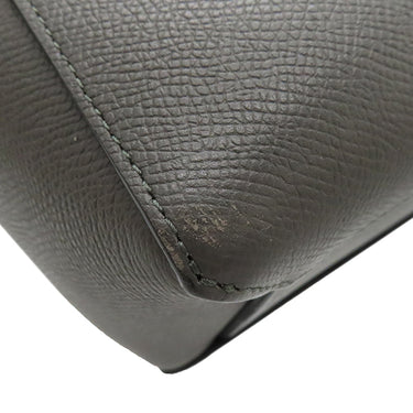 セリーヌ CELINE ベルトバッグ ナノ グレー カーフ 2WAYバッグ ゴールド金具 ハンドバッグ ショルダー