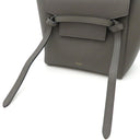 セリーヌ CELINE ベルトバッグ ナノ グレー カーフ 2WAYバッグ ゴールド金具 ハンドバッグ ショルダー