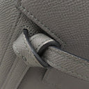 セリーヌ CELINE ベルトバッグ ナノ グレー カーフ 2WAYバッグ ゴールド金具 ハンドバッグ ショルダー