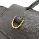 セリーヌ CELINE ベルトバッグ ナノ グレー カーフ 2WAYバッグ ゴールド金具 ハンドバッグ ショルダー