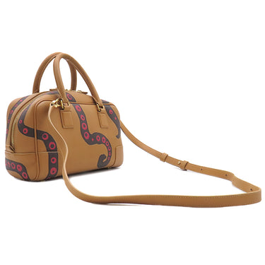 ロエベ LOEWE オクトパス アマソナ 23 A039N07X09 2586 000 Warm Desert レザー 2WAYバッグ ゴールド金具 茶 ハンドバッグ ショルダーバッグ