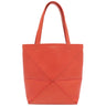 ロエベ LOEWE パズルフォルドトート ミニ A657V25X01 サンライズオレンジ シャイニーカーフ 2WAYバッグ ゴールド金具 ショルダーバッグ