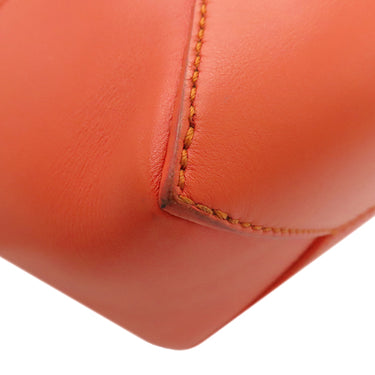 ロエベ LOEWE パズルフォルドトート ミニ A657V25X01 サンライズオレンジ シャイニーカーフ 2WAYバッグ ゴールド金具 ショルダーバッグ