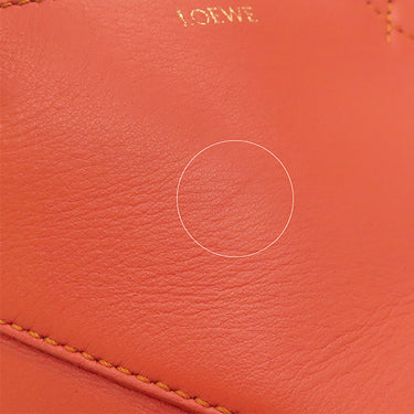 ロエベ LOEWE パズルフォルドトート ミニ A657V25X01 サンライズオレンジ シャイニーカーフ 2WAYバッグ ゴールド金具 ショルダーバッグ