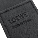 ロエベ LOEWE スナ フジタ コラボ ストラップ CSS1LSTX04 ブラック レザー ショルダーストラップ シルバー金具 Suna Fujita DEEP SEA 黒