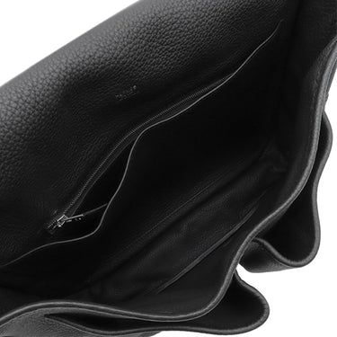 エルメス HERMES バルダ 35 ブラック トリヨンクレマンス ヴァッシュハンター ショルダーバッグ シルバー金具 黒 茶