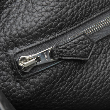 エルメス HERMES バルダ 35 ブラック トリヨンクレマンス ヴァッシュハンター ショルダーバッグ シルバー金具 黒 茶